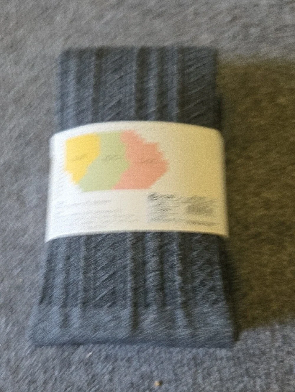 a new day Ribbed Fleece-Lined Tights - Dark Gray. L/XL